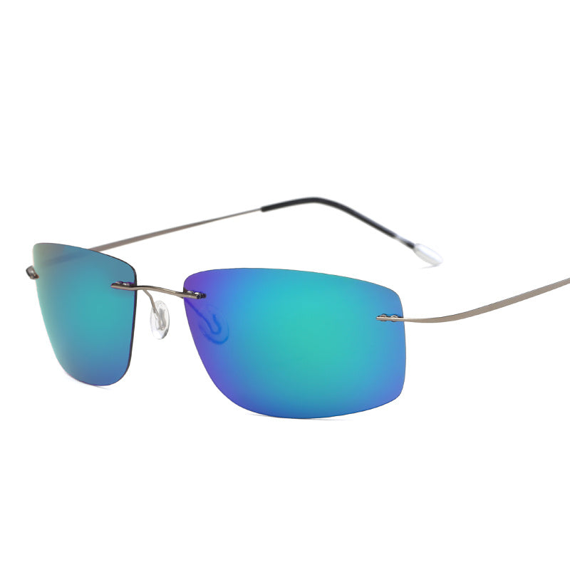 Sunglasses Rimless Pure Titanium Light Sunglasses Sunglasses Rimless Pure Titanium Light Sunglasses
