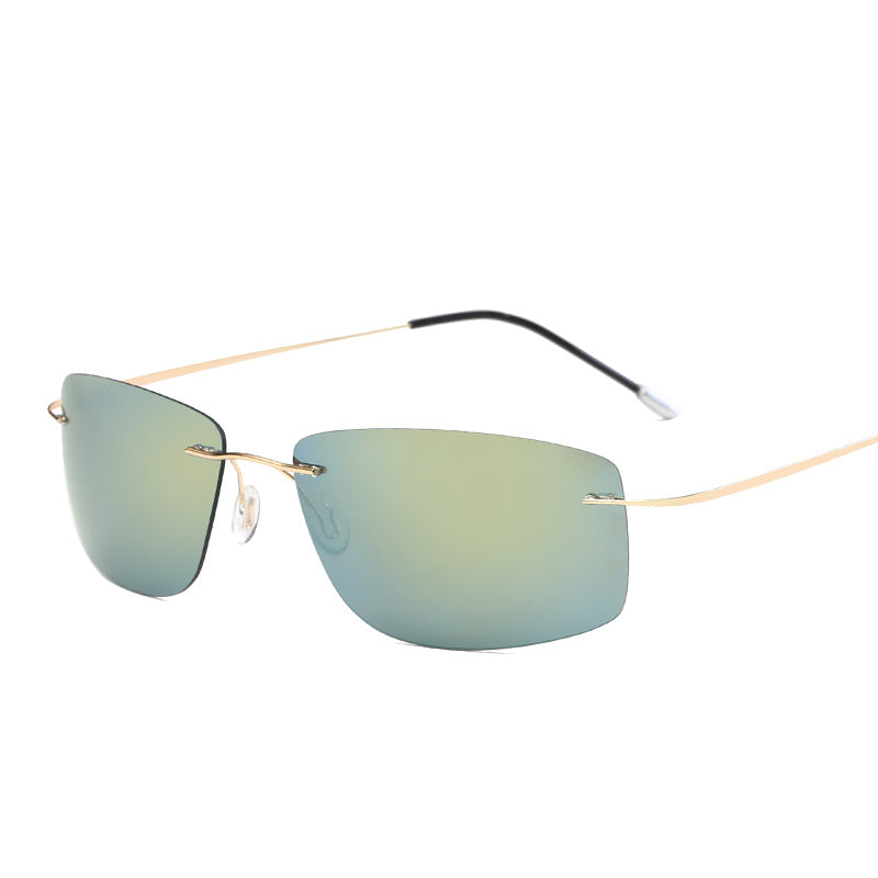 Sunglasses Rimless Pure Titanium Light Sunglasses Sunglasses Rimless Pure Titanium Light Sunglasses