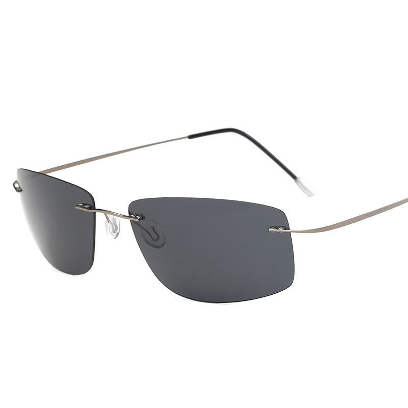 Sunglasses Rimless Pure Titanium Light Sunglasses Sunglasses Rimless Pure Titanium Light Sunglasses