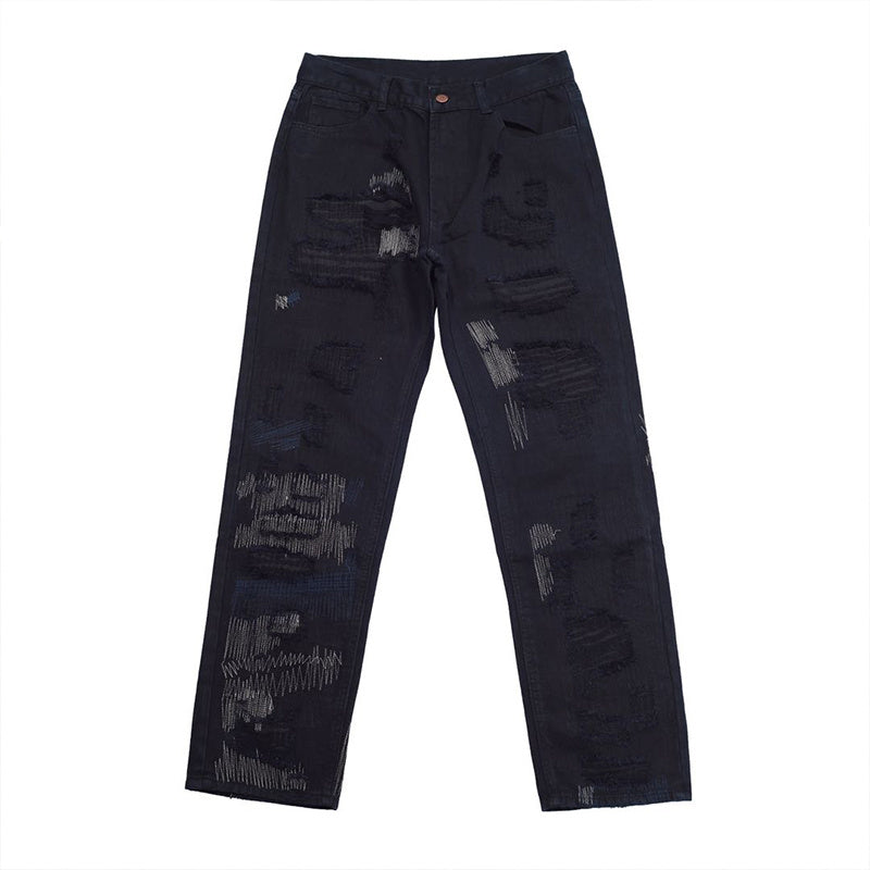 7tt Original National Chaogao Street Cut Loose Straight Jeans Men''s Wide Leg High Waist Versatile Casual Pants 7tt Original National Chaogao Street Cut Loose Straight Jeans Men''s Wide Leg High Waist Versatile Casual Pants