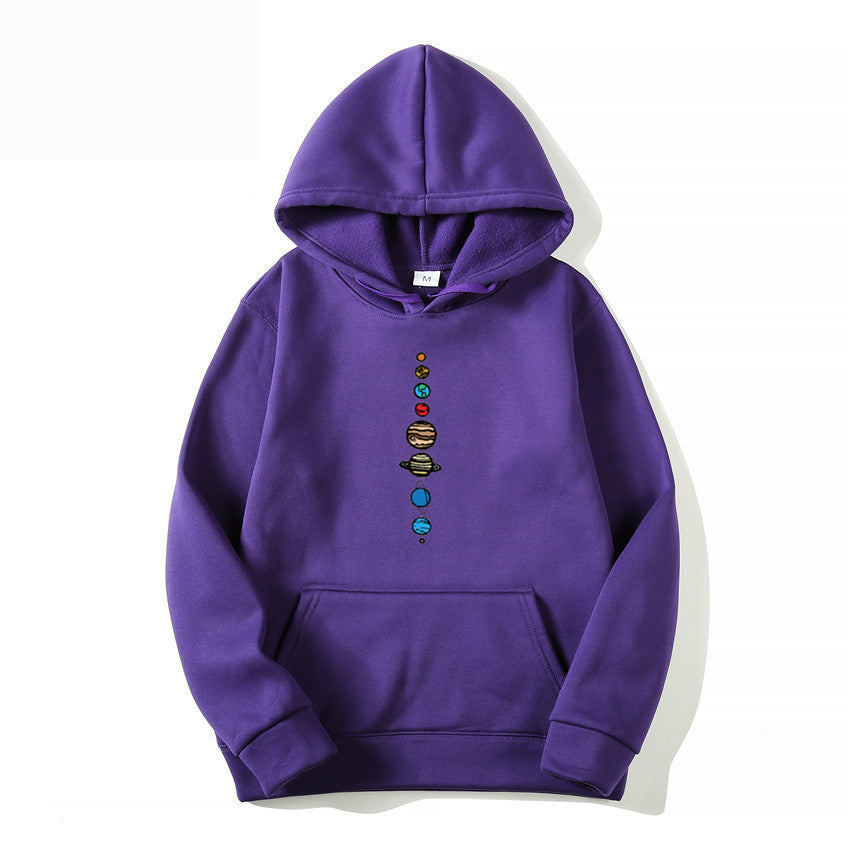 Fashion Planet Personality Fashionable Hooded Sweater Fashion Planet Personality Fashionable Hooded Sweater