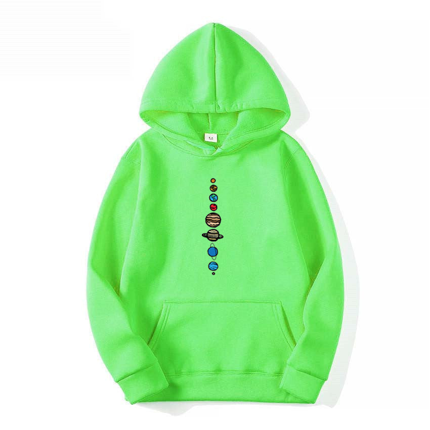 Fashion Planet Personality Fashionable Hooded Sweater Fashion Planet Personality Fashionable Hooded Sweater