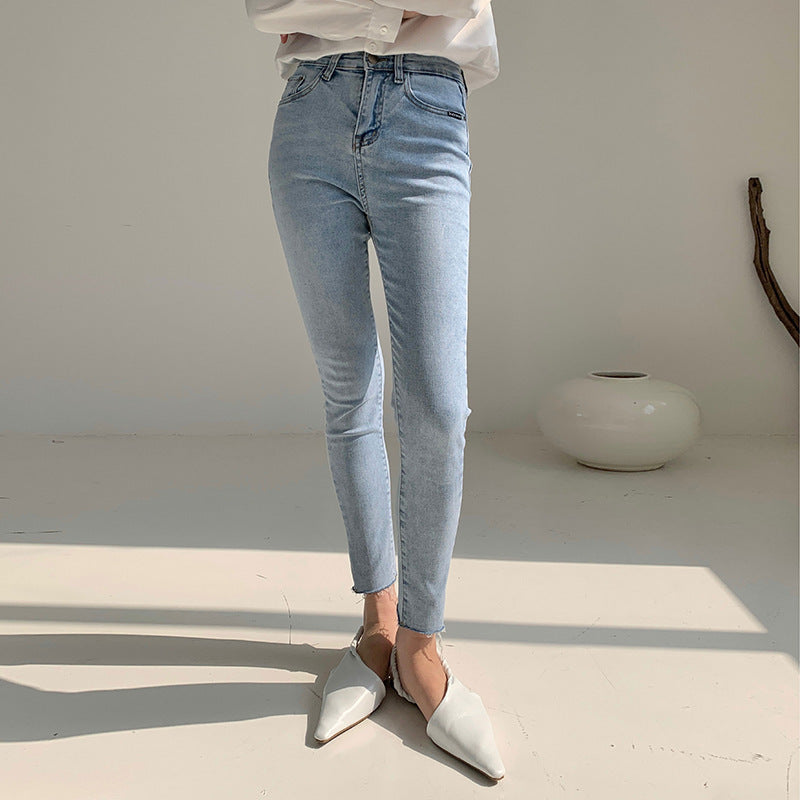 Skinny Jeans Women Skinny Jeans Women"s Spring New High Waist Slim Pencil