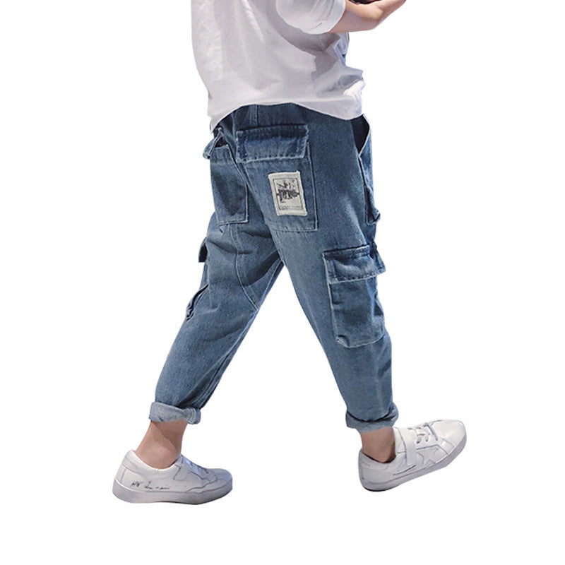 Big Kids Loose Harem Trousers Big Kids Plus Fleece Padded Overalls Big Kids Loose Harem Trousers Big Kids Plus Fleece Padded Overalls