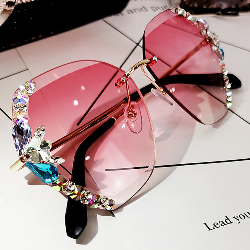 Luxury Rhinestone Square Sunglasses Women Fashion Outdoor Shades Luxury Rhinestone Square Sunglasses Women Fashion Outdoor Shades