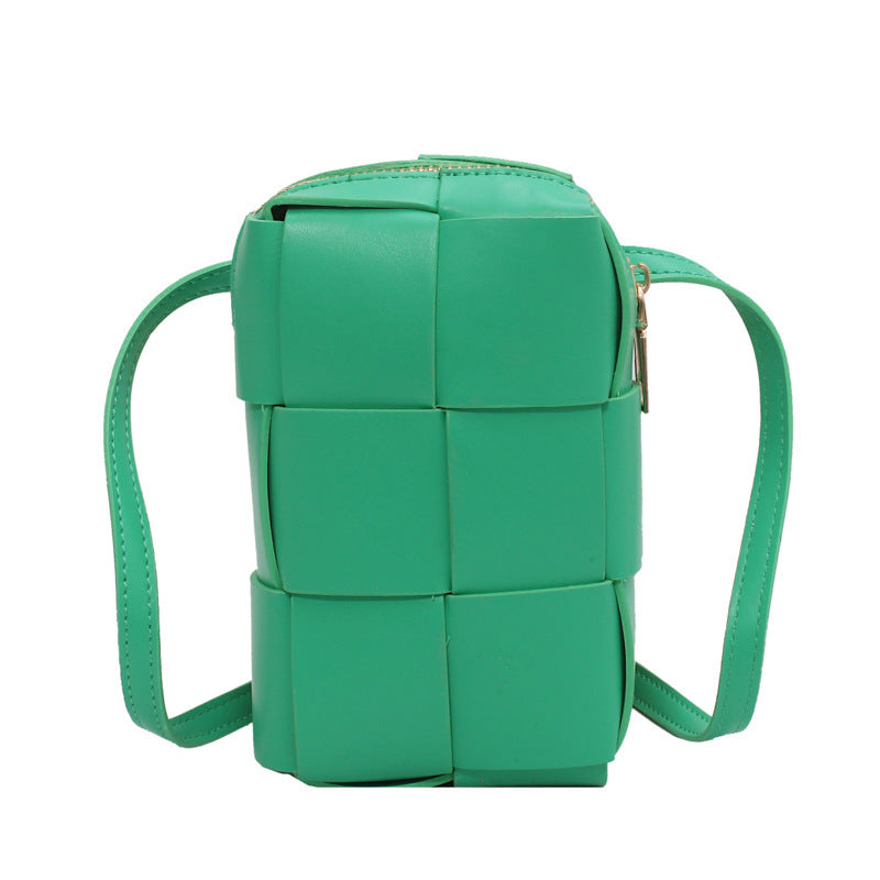 Weave Design Solid Pu Leather Crossbody Bags For Women Weave Design Solid Pu Leather Crossbody Bags For Women