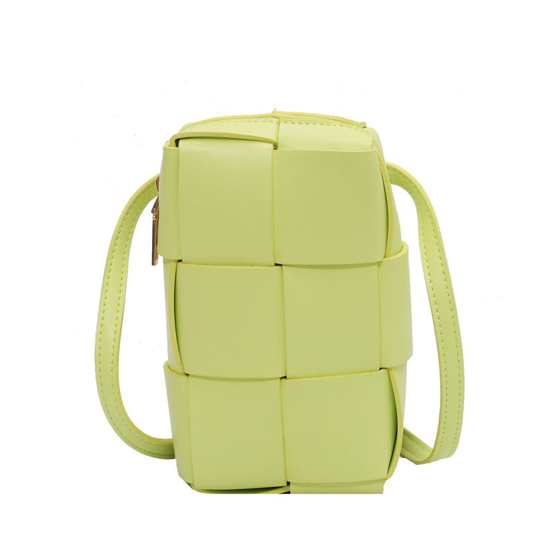 Weave Design Solid Pu Leather Crossbody Bags For Women Weave Design Solid Pu Leather Crossbody Bags For Women