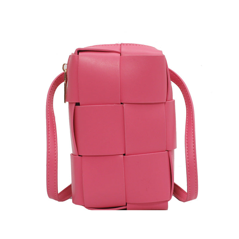 Weave Design Solid Pu Leather Crossbody Bags For Women Weave Design Solid Pu Leather Crossbody Bags For Women