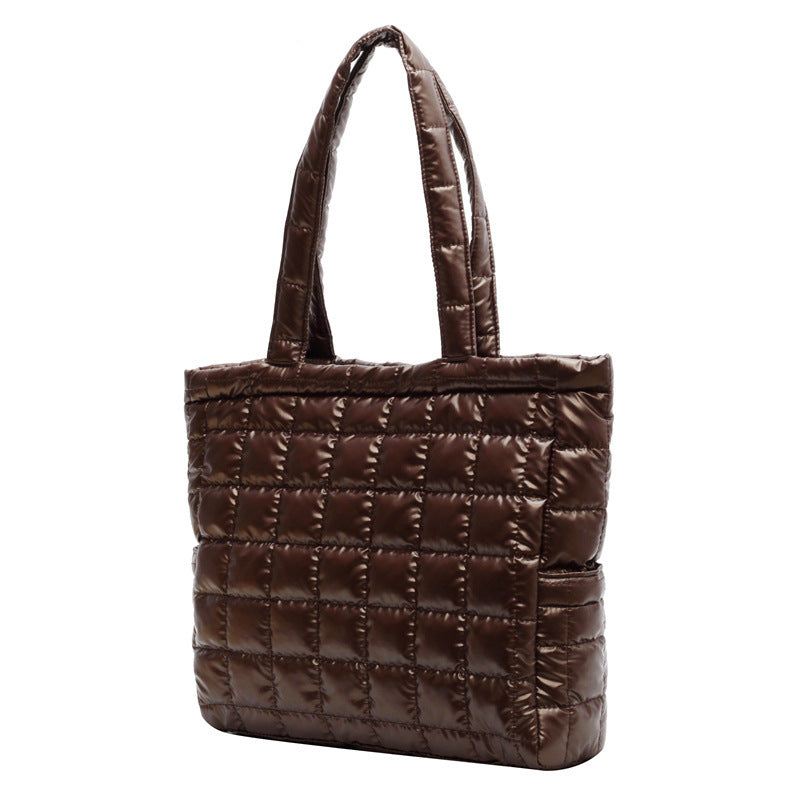 Winter Shoulder Bags Women Fashion Plaid Handbag Winter Shoulder Bags Women Fashion Plaid Handbag