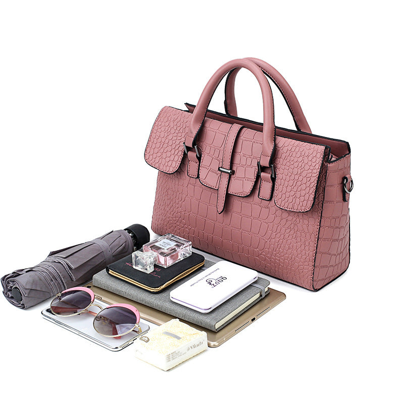 Embossed stone pattern handbag female shoulder diagonal handbag pattern Embossed stone pattern handbag female shoulder diagonal handbag pattern