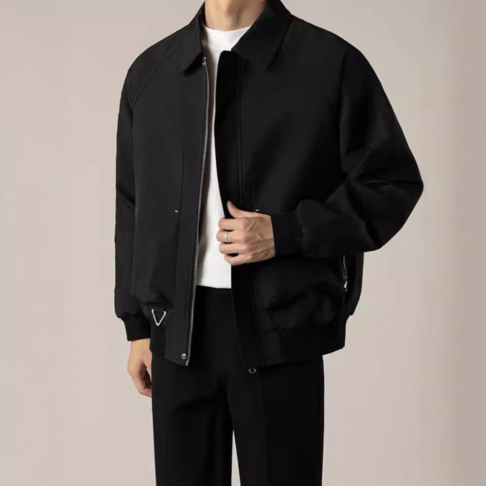 Loose Short Lapels Jacket Men Loose Short Lapels Jacket Men