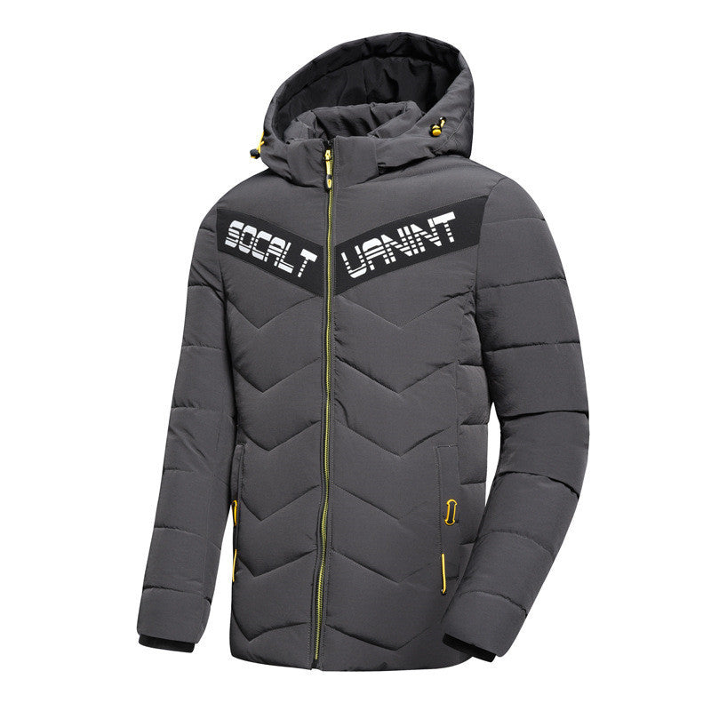 Casual hooded down jacket Casual hooded down jacket