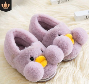 Winter cute cartoon kids cotton shoes for men and women baby shoes small yellow duck cotton slippers children Winter cute cartoon kids cotton shoes for men and women baby shoes small yellow duck cotton slippers children