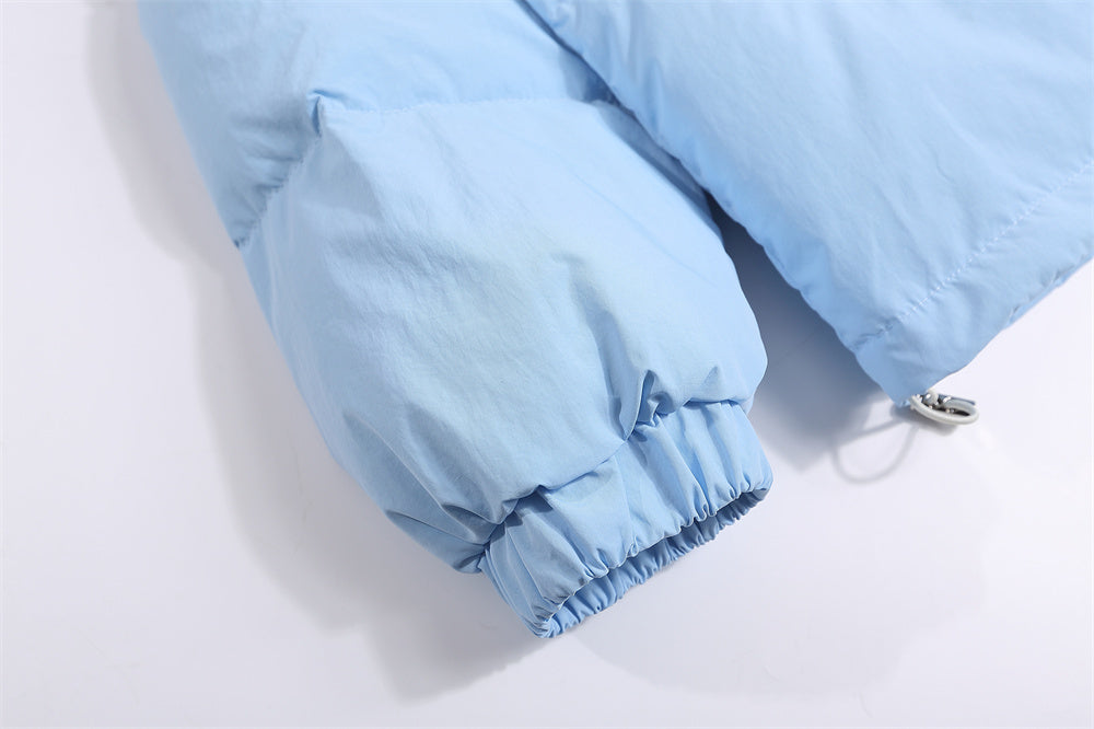 Men's High Street Simple Embroidery Letter Coat Men's High Street Simple Embroidery Letter Coat