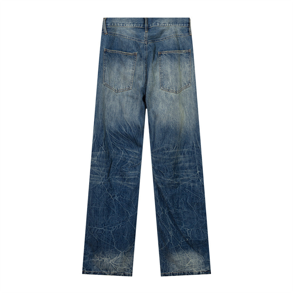 Ripped Washed Wear-white Jeans For Men Ripped Washed Wear-white Jeans For Men