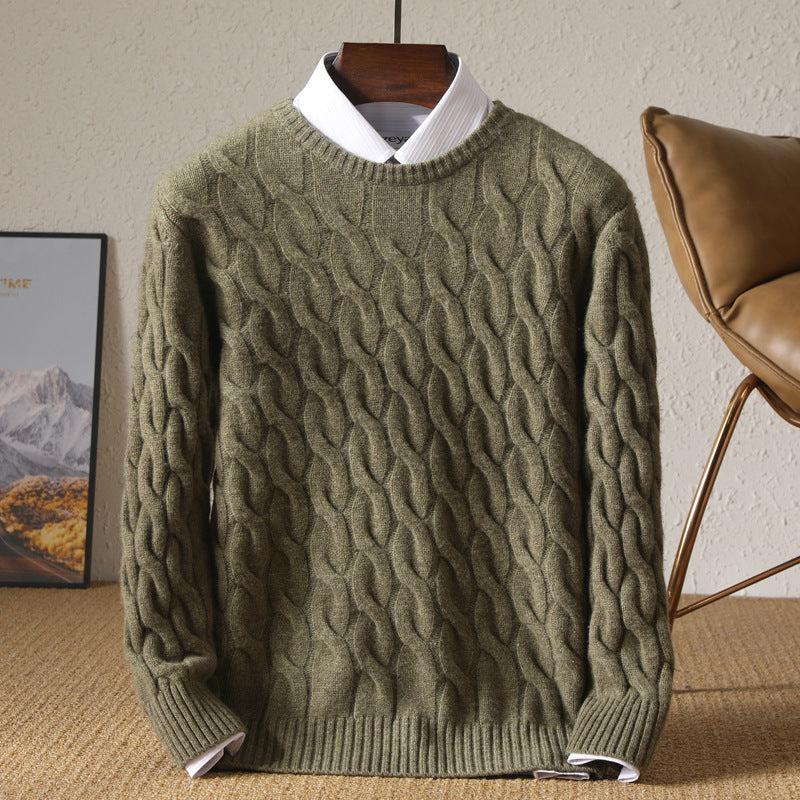 Round Neck Sweater Casual Bottoming Men's Shirt Round Neck Sweater Casual Bottoming Men's Shirt