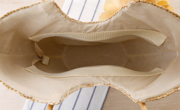 Straw bag beach bag handbag Straw bag beach bag handbag