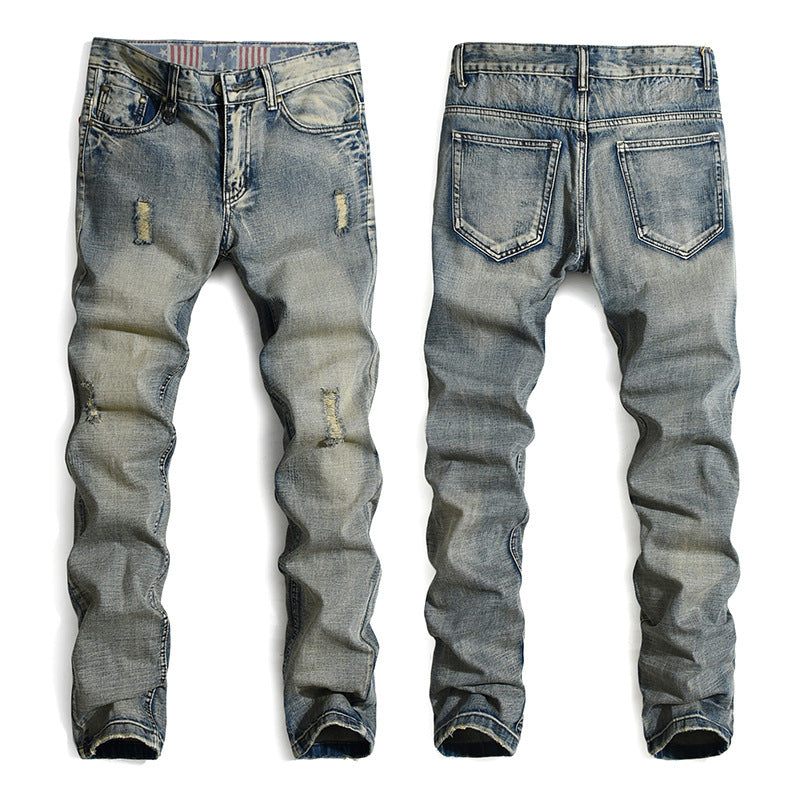 Fashion Ripped Cool Jeans Men Fashion Ripped Cool Jeans Men
