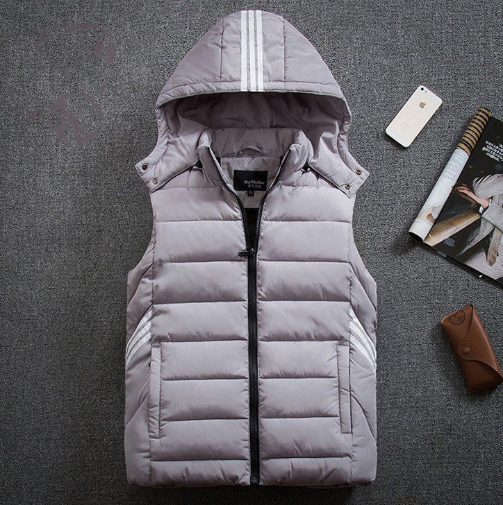 Men's plus size vest thick down cotton vest Men's plus size vest thick down cotton vest