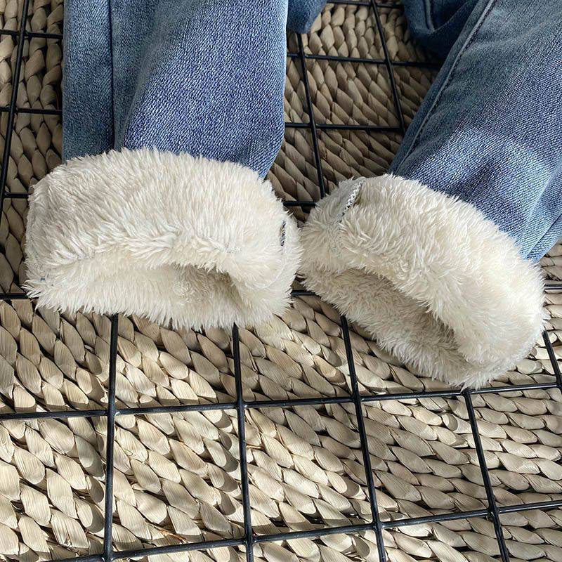 Thick Lambskin Jeans For Women Thick Lambskin Jeans For Women