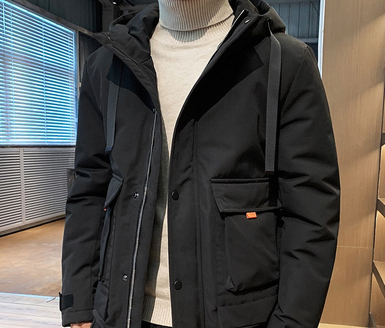 Winter new tooling short hooded cotton coat Winter new tooling short hooded cotton coat