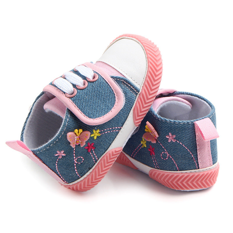 Butterfly baby shoes soft soled walking shoes Butterfly baby shoes soft soled walking shoes