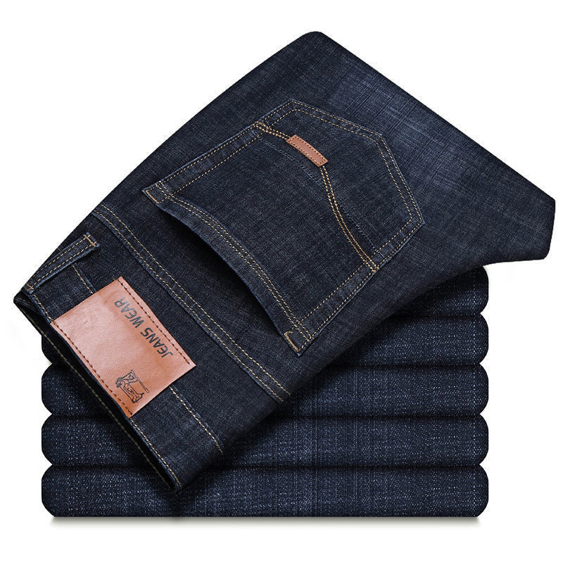 Loose Straight Casual Work Stretch Jeans For Men Loose Straight Casual Work Stretch Jeans For Men