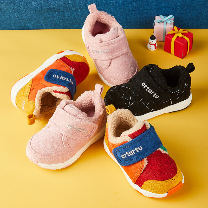 Boy's sports shoes breathable girls cotton shoes Boy's sports shoes breathable girls cotton shoes