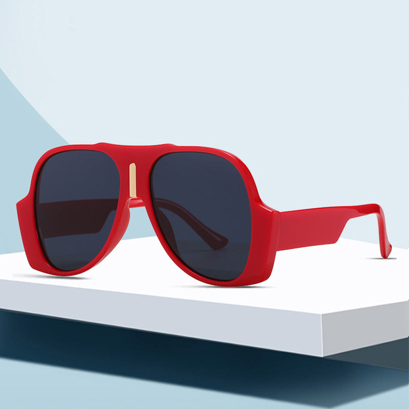 Retro Avant-garde Men And Women Fashion Big Frame Sunglasses Retro Avant-garde Men And Women Fashion Big Frame Sunglasses
