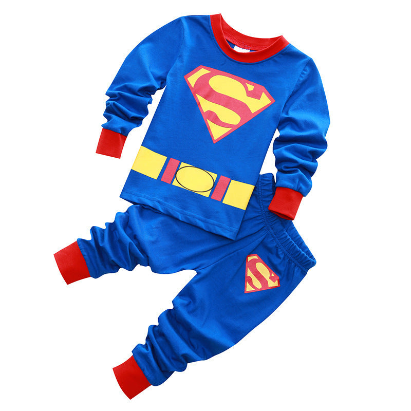 Children's Pajamas Boys' Cotton Long Sleeve Clothing Children's Pajamas Boys' Cotton Long Sleeve Clothing
