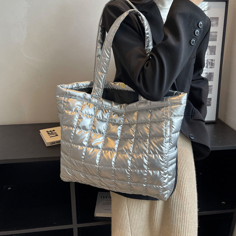 Winter Shoulder Bags Women Fashion Plaid Handbag Winter Shoulder Bags Women Fashion Plaid Handbag