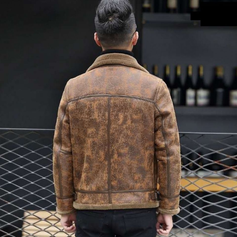 Fashion Personality Fur Integrated Men's Short Coat Fashion Personality Fur Integrated Men's Short Coat
