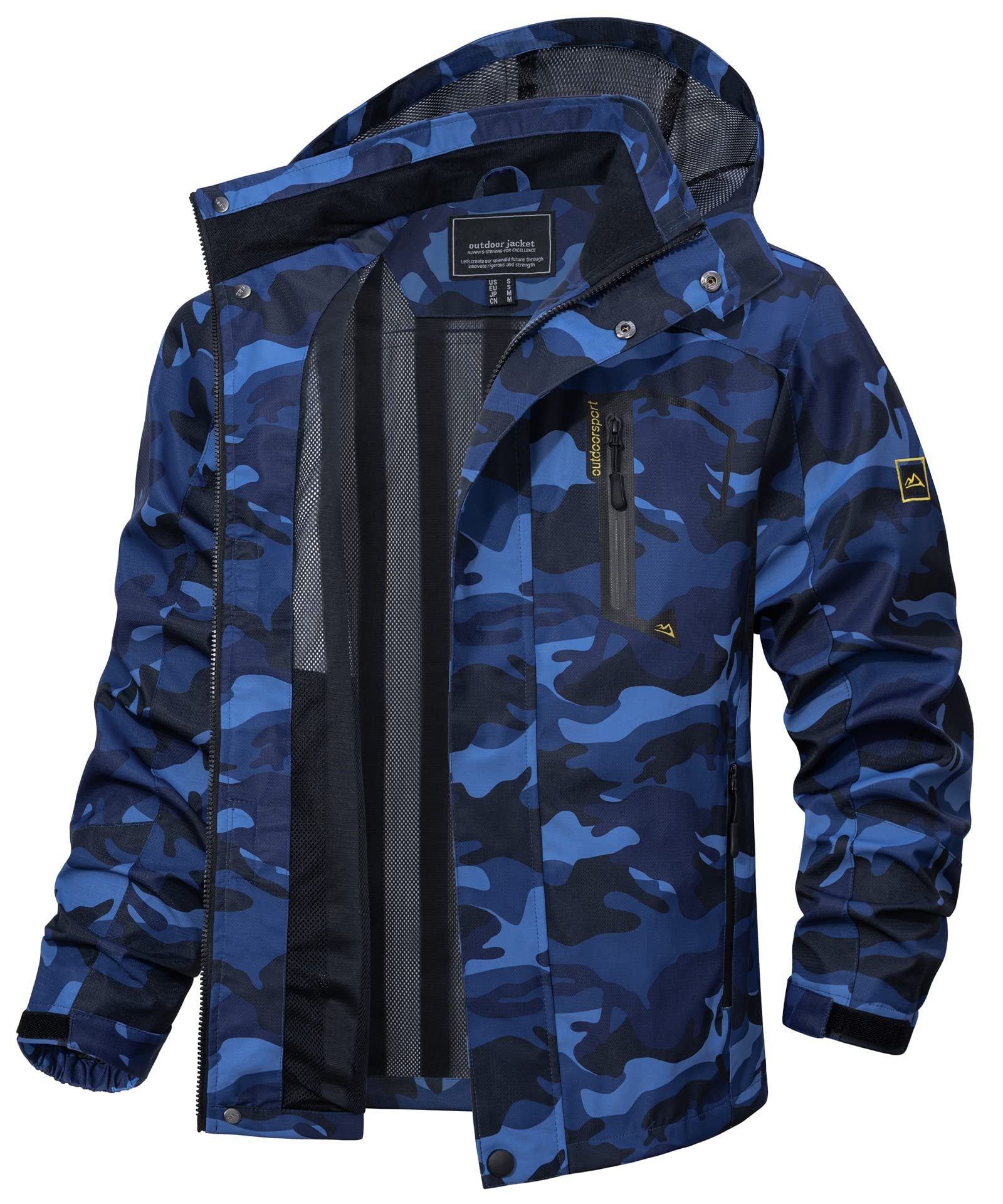 New Casual Fall Men's Long Sleeve Hooded Jacket Coat New Casual Fall Men's Long Sleeve Hooded Jacket Coat