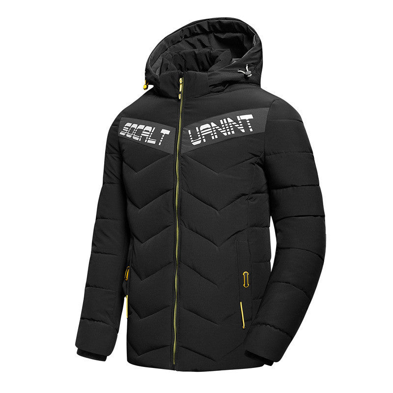 Casual hooded down jacket Casual hooded down jacket
