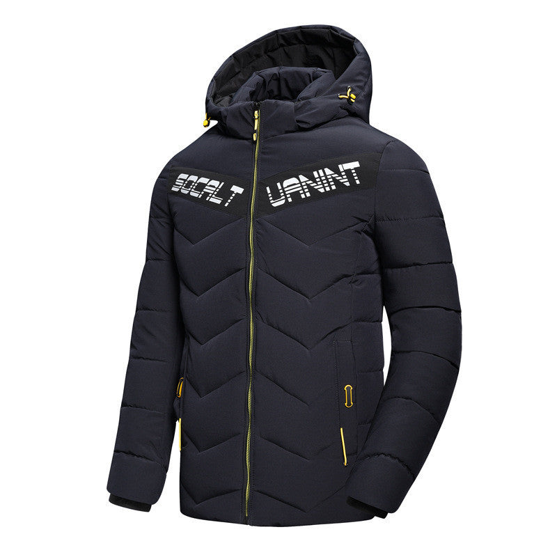 Casual hooded down jacket Casual hooded down jacket