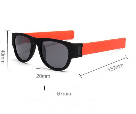 Bracelet Folding Sunglasses for Men and Women Polarized Sports Fashion Riding Pop-up Mirror Wrist Sunglasses Bracelet Folding Sunglasses for Men and Women Polarized Sports Fashion Riding Pop-up Mirror Wrist Sunglasses