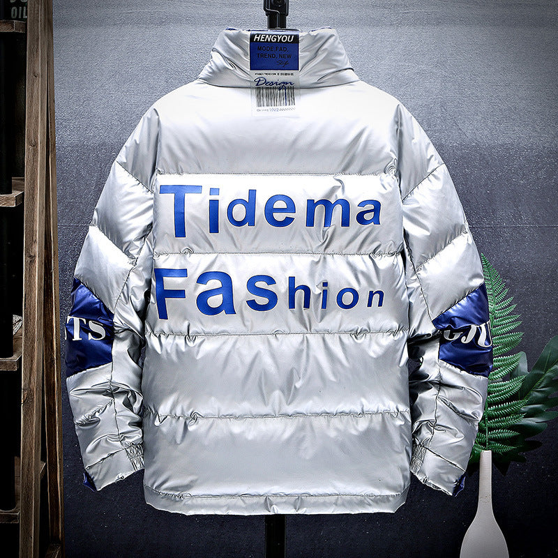 Winter new trendy brand bright face thick cotton clothes Korean version Winter new trendy brand bright face thick cotton clothes Korean version