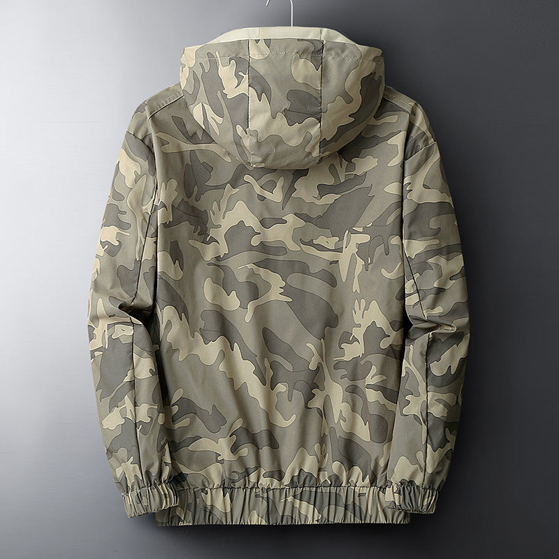 Men's Casual Hooded Camouflage Printed Jacket Men's Casual Hooded Camouflage Printed Jacket