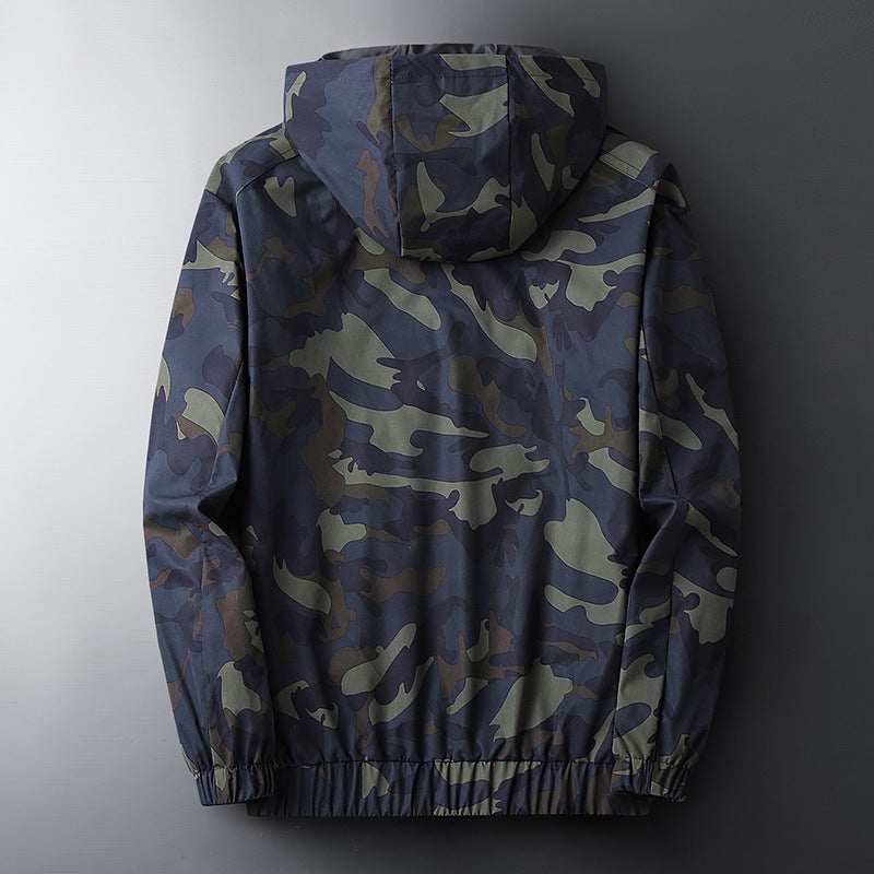 Men's Casual Hooded Camouflage Printed Jacket Men's Casual Hooded Camouflage Printed Jacket