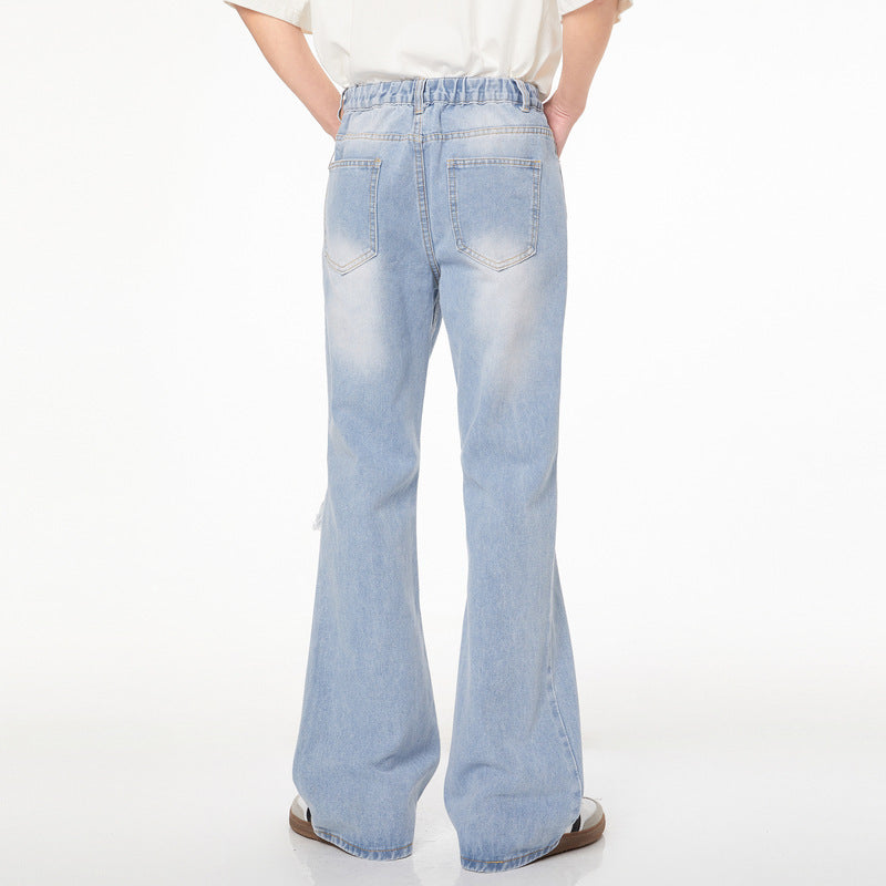 Washed Make Old Ripped Skinny Jeans For Men Washed Make Old Ripped Skinny Jeans For Men
