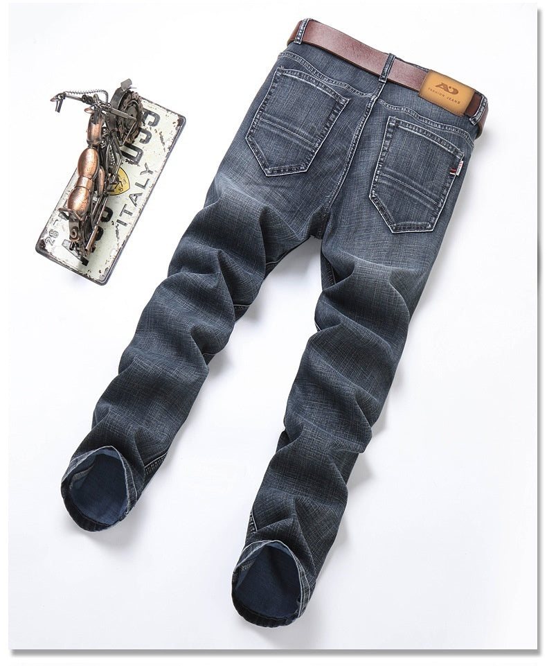 Men's Loose Straight Leg Summer Jeans Men's Loose Straight Leg Summer Jeans