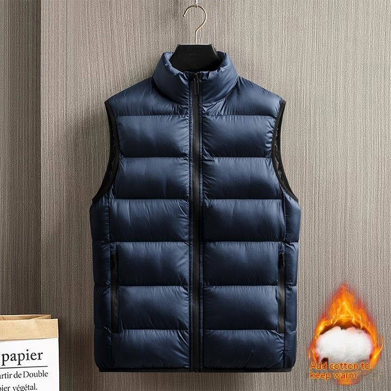 Down Jacket Vest Men's Coat Thickened Warm Down Jacket Vest Men's Coat Thickened Warm