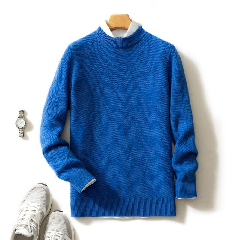 Thick Round Neck Men's Cashmere Sweater Thick Round Neck Men's Cashmere Sweater