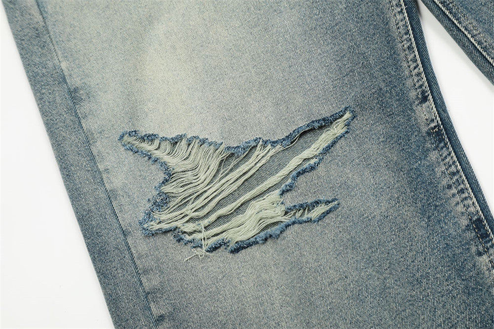 Fashion Ripped Cool Knee Jeans Men Fashion Ripped Cool Knee Jeans Men