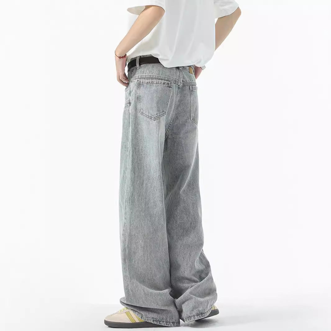 Summer Thin Loose Straight Wide Leg Casual Jeans Summer Thin Loose Straight Wide Leg Casual Jeans