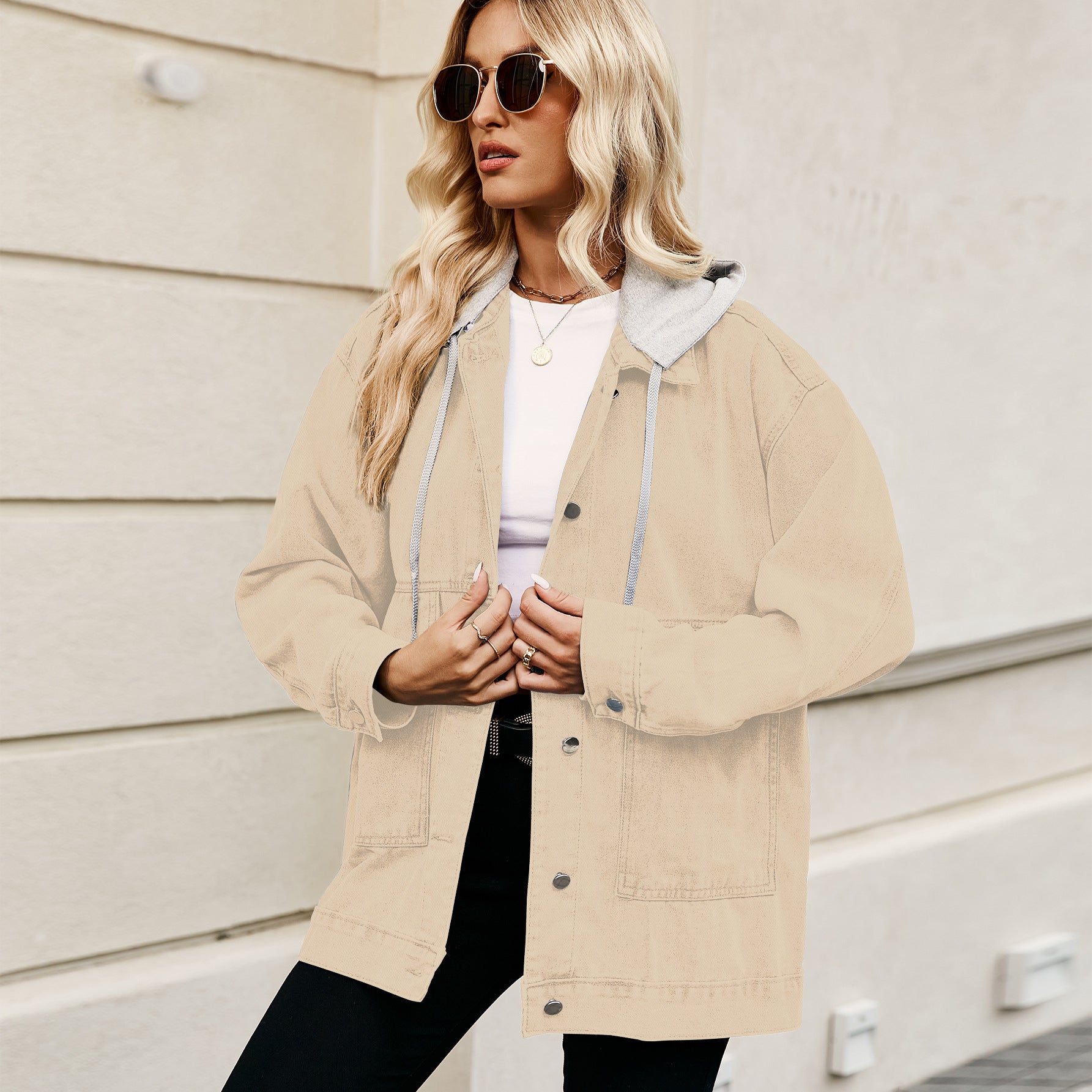 Retro Loose Denim Jacket Top For Women Retro Loose Denim Jacket Top For Women