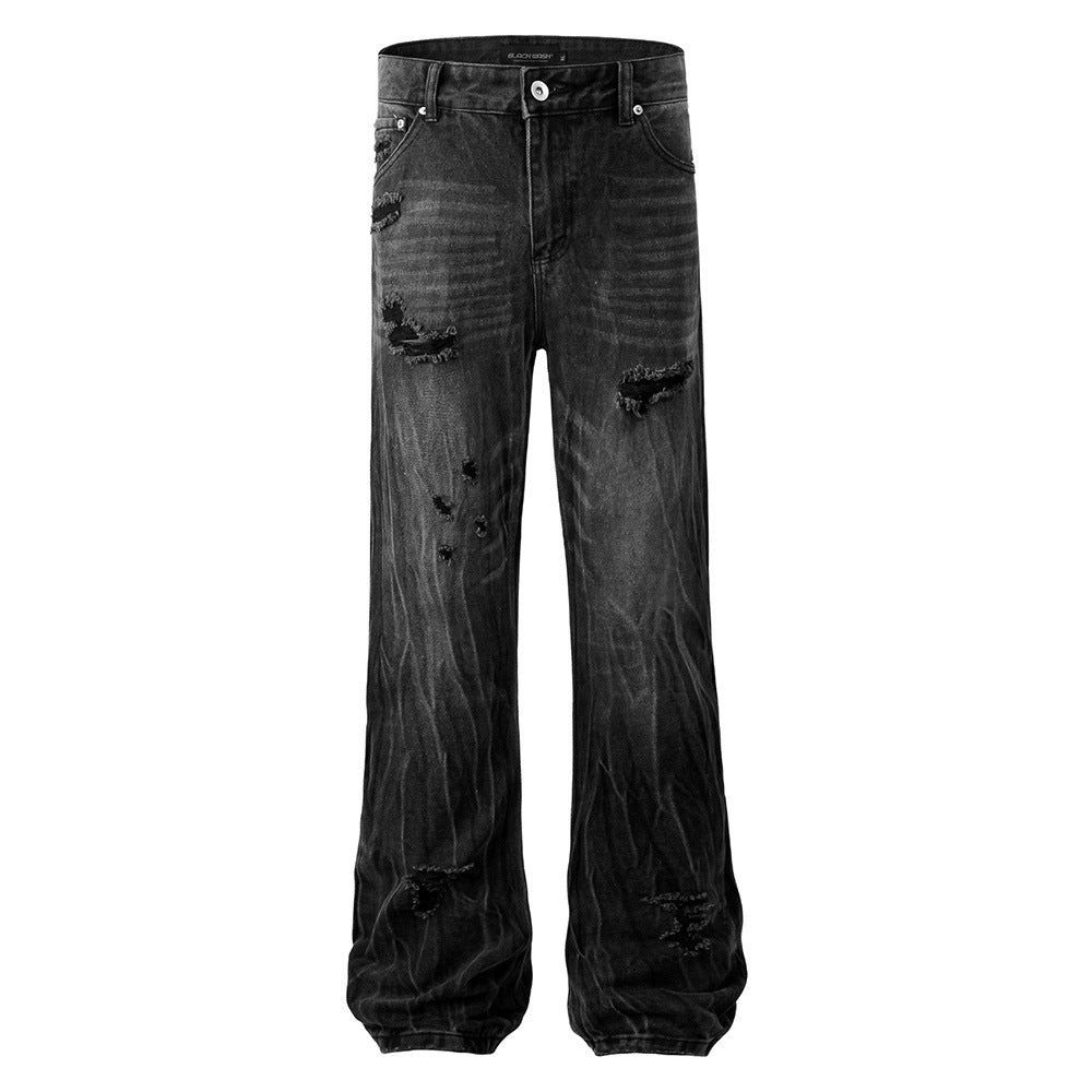 Fashionable American-style Ripped Skinny Jeans For Men Fashionable American-style Ripped Skinny Jeans For Men