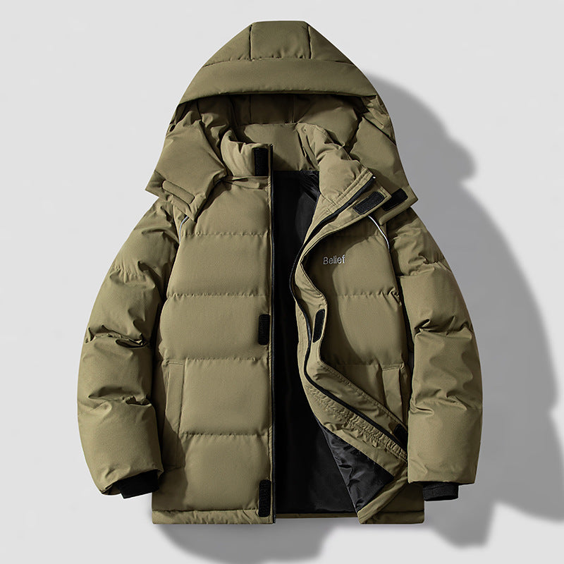 Warm Waterproof Fake Two-piece Cotton-padded Jacket Warm Waterproof Fake Two-piece Cotton-padded Jacket