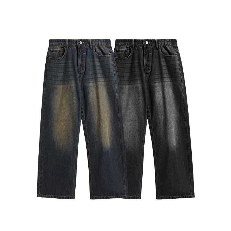 INF Men's Street Retro Wide Leg Jeans INF Men's Street Retro Wide Leg Jeans