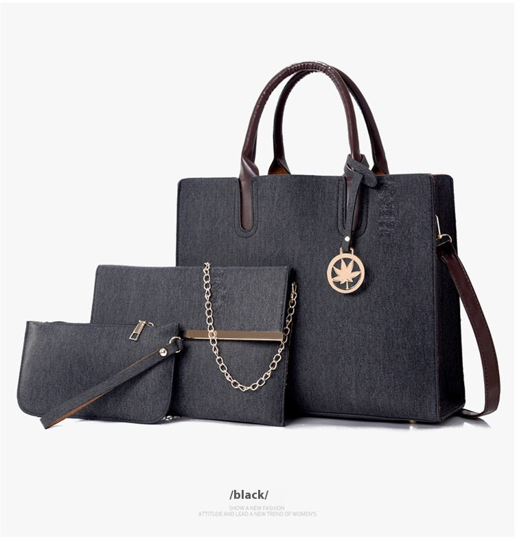 Three-piece Handbag Shoulder Crossbody Three-piece Handbag Shoulder Crossbody